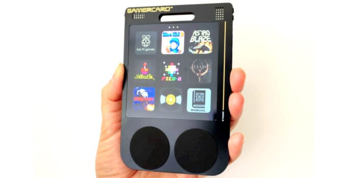 Grant Sinclair Introduces GamerCard, an Ultra-Thin Handheld Console with Raspberry Pi Hardware