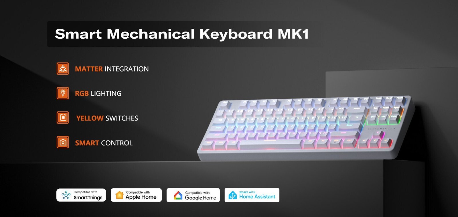 THIRDREALITY MK1 Smart Mechanical Keyboard Debuts at CES 2025 with ...