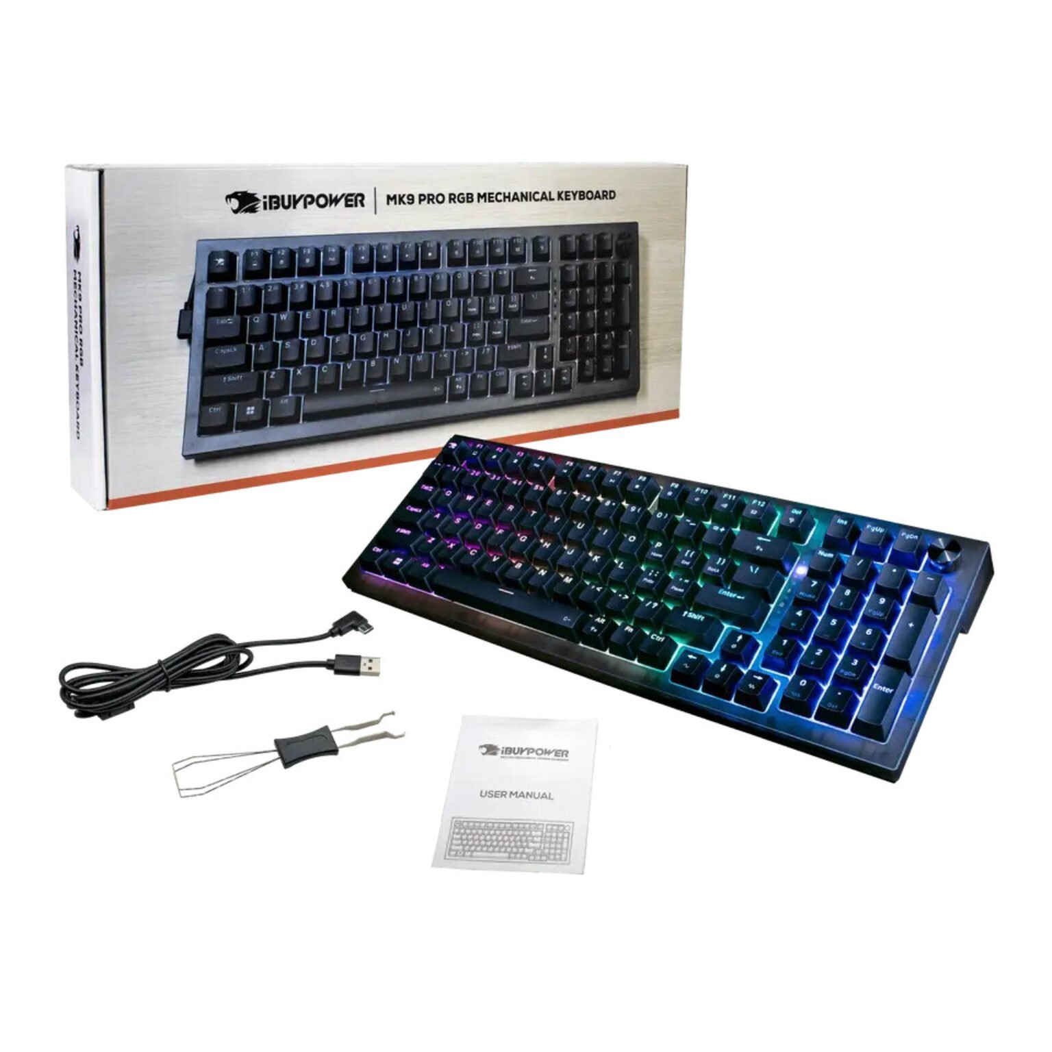 Ibuypower Red Led Keyboard iBUYPOWER Launches MK9 Pro RGB Mechanical Keyboard in Collaboration ...