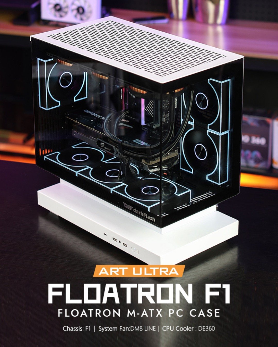 darkFlash Introduces FLOATRON F1 MicroATX Case with Floating Extended ...