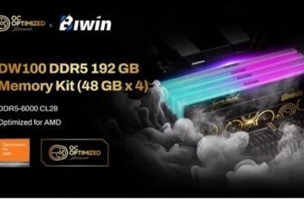 Biwin DW100 DDR5 192GB memory