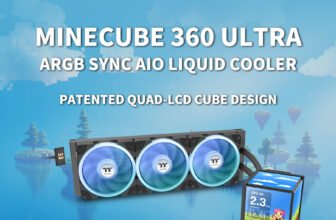 Thermaltake Launches MINECUBE 360 Ultra ARGB Sync AIO With Quad-LCD Display and Modular Cooling Design
