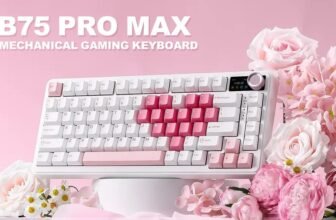 YUNZII Introduces B75 PRO Max Mechanical Keyboard With New Display, Knob, and Updated Design Options