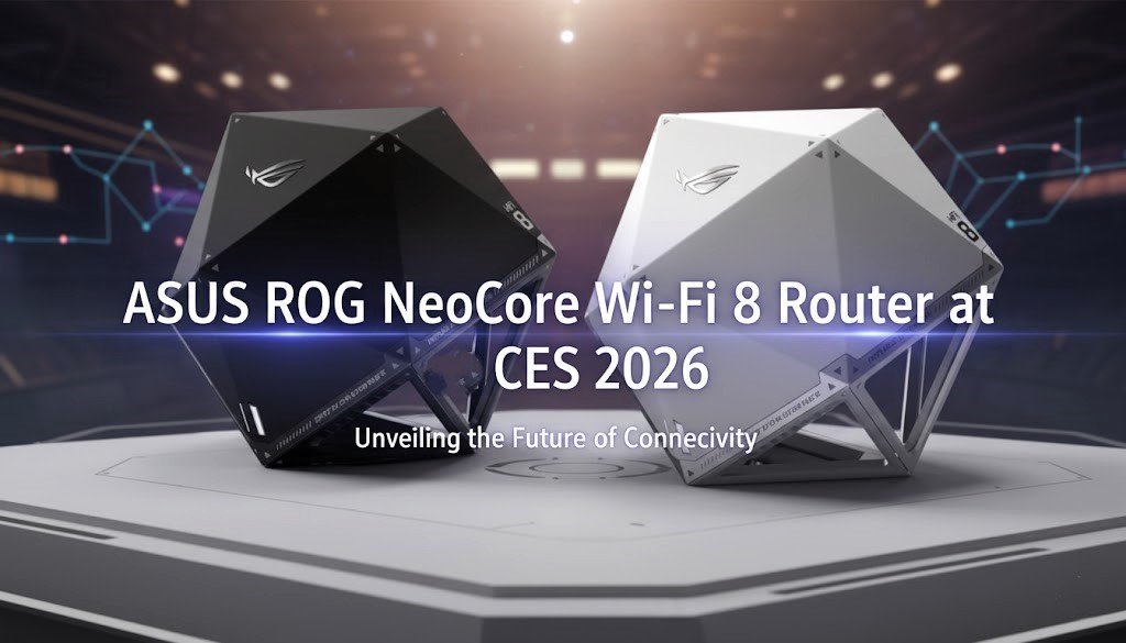 Ces Rog Router ASUS Presents ROG NeoCore Wi-Fi 8 Router Concept and Shares Early Real ...