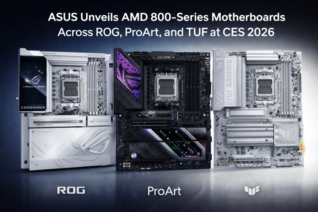 ASUS Unveils Nine AMD 800 Series Across ROG ProArt And ASUS Unveils AMD 800 Series Across ROG ProArt And TUF At CES 2026 1024x683 