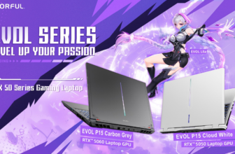 COLORFUL EVOL P15 NVIDIA RTX 50 series laptop