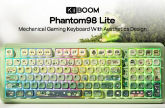 KiiBOOM Phantom98 Lite Launches with 98% Layout, Gasket Mount, and Tri-Mode Connectivity