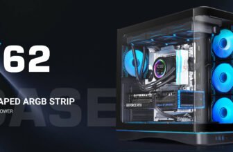 SAMA Launches V62 PC Case with Curved Panoramic Glass and Integrated ARGB Cooling