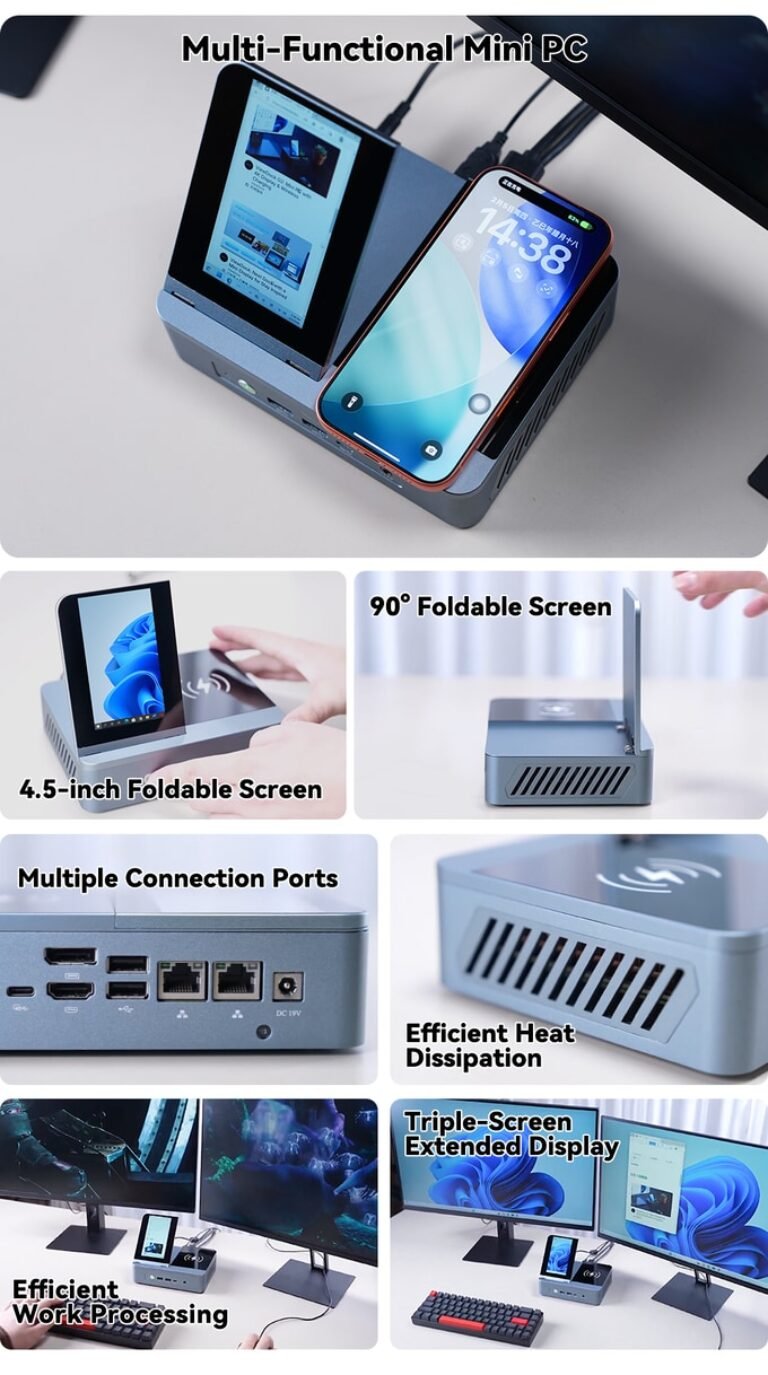 ViewDock Gen2 Mini PC Launches On Kickstarter With Built In Secondary ViewDock Gen2 Mini PC 768x1375 