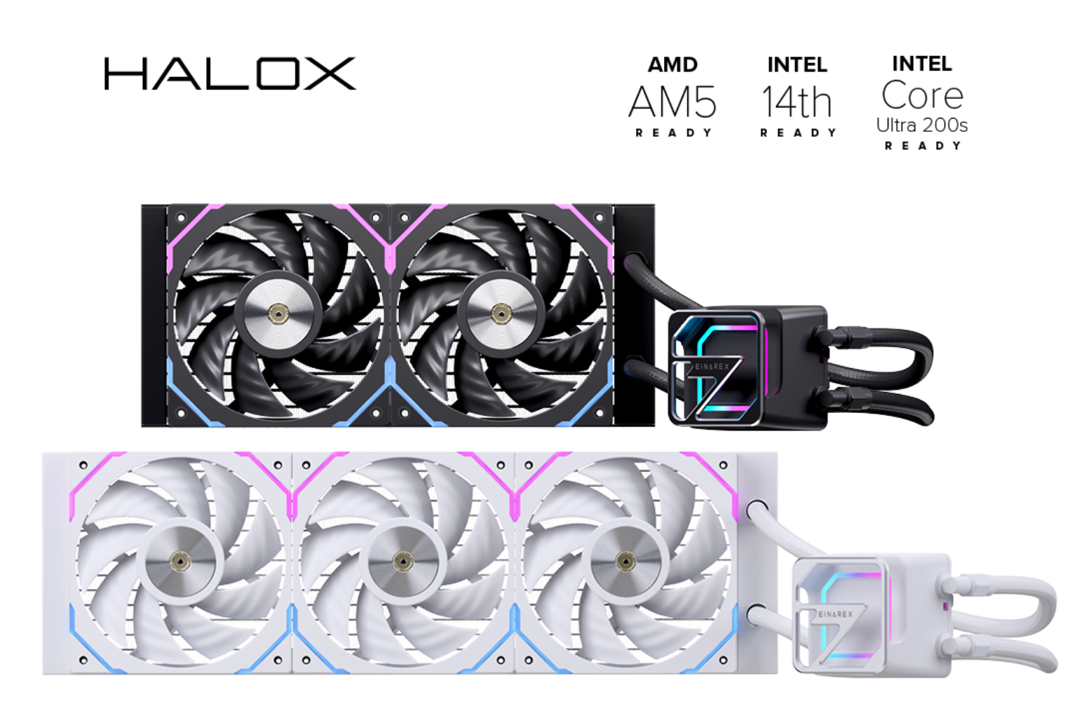 EINAREX Introduces HALOX AIO Liquid Cooler with Open-Structure Design ...
