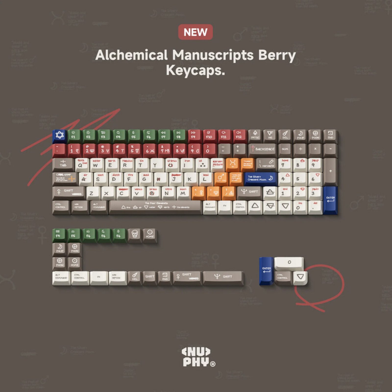 NuPhy Launches Alchemical Manual Berry Profile Keycap Set With ...