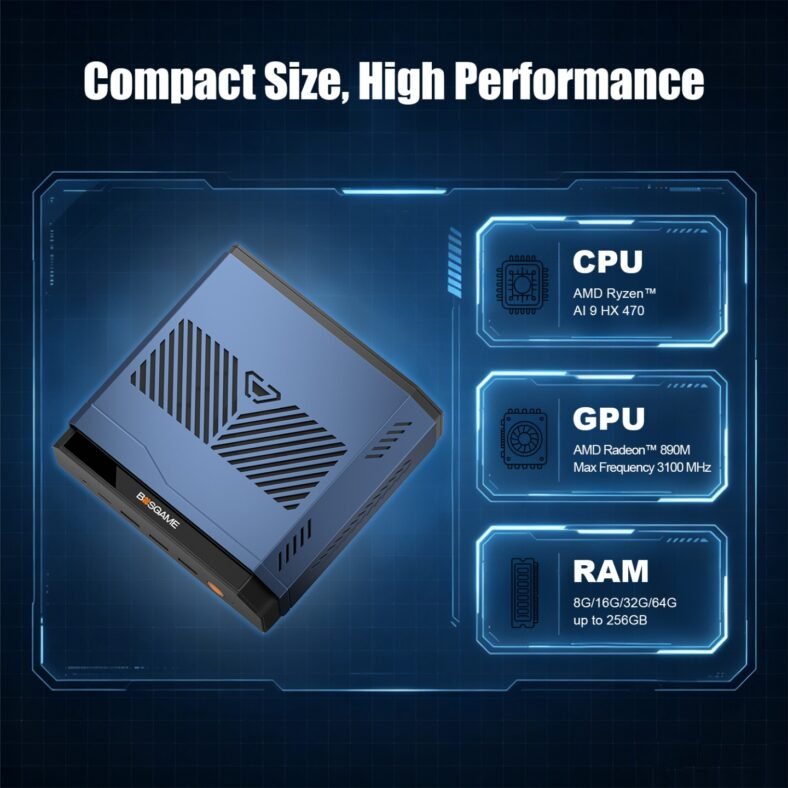 BOSGAME Launches VTA-439 Mini PC with Ryzen AI 9 HX 470 and High-End ...
