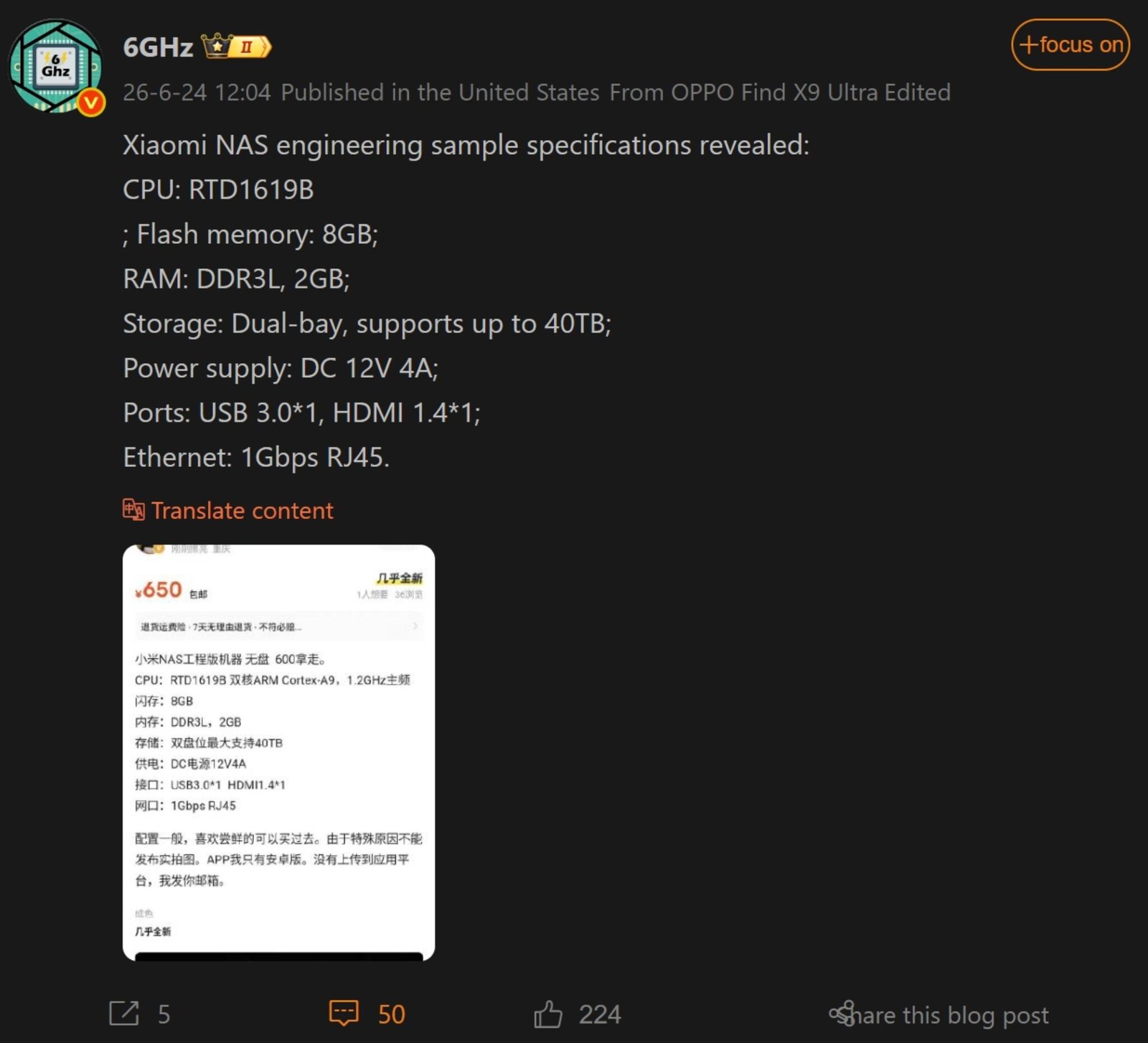 Xiaomi Launches Smart Storage NAS With Dual Bays, Up to 40TB Capacity ...