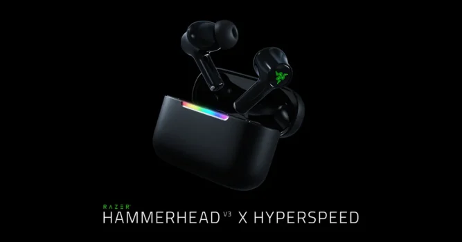 Razer Hammerhead V3 X HyperSpeed Wireless Gaming Earbuds