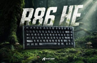 Attack Shark R86 HE Carbon Fiber 75% Magnetic Gaming Keyboard