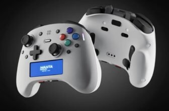 Genki Manta Controller Launches on Kickstarter With Touchscreen, TMR Sticks and 8K Polling