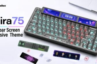 MiraBox Mira75 Is a 75% Mechanical Keyboard With an Ultra-Wide Interactive Display