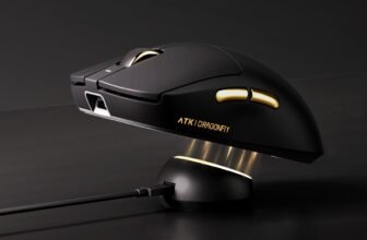 ATK A9 Ultimate+ Gaming Mouse With Magnetic Charging Dock