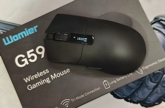 Womier G59 Review: Wireless Gaming Mouse with PAW3950, OLED Screen & Hot-Swap Battery