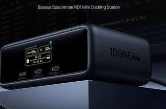 Baseus Launches Spacemate RD1 Mini Dock Adds Dual 4K Displays and a Built-In Smart Screen