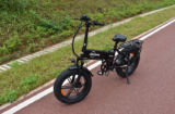 DEEPOWER A1 1000W Folding Electric Bicycle: 20 Inch Fat Tire!