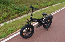 DEEPOWER A1 1000W Folding Electric Bicycle: 20 Inch Fat Tire!