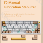 FEKER IK65 Mechanical Keyboard: Gasket Knob, PBT keycaps