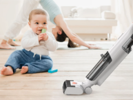 ILIFE W90 Cordless Wireless Wet Dry Smart Mop: 1 Min Self Cleaning