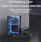 ABIR R30 Robot Vacuum Cleaner: Auto-Empty Station
