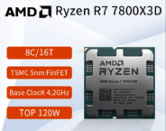 AMD RYZEN 7 7800X3D: 8 Core 16 Thread, Affordable Price!