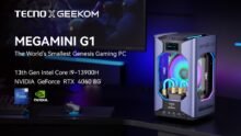 GEEKOM x TECNO Launches MEGAMINI G1 Mini PCs: The World’s Smallest Water-Cooled Gaming PC