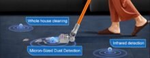 ABIR VC205 Affordable Vacuum Cleaner: Smart Dust Sensor, Robust Suction