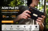 AGM Launches PAD P3 Compact Affordable Rugged Tablet With Android 16, 120Hz Display and 4G Support