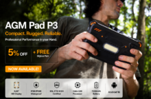 AGM Launches PAD P3 Compact Affordable Rugged Tablet With Android 16, 120Hz Display and 4G Support