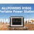 ALLPOWERS R600 Solar Generator with 600W Output and 200W Solar Panel for $399