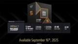AMD Ryzen 5 9500F to Launch September 16 as Entry-Level Zen 5 Option