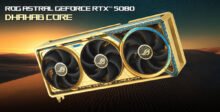 ASUS Prepares ROG Astral RTX 5080 Dhahab Core with Gold-Themed Design
