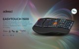 Adesso Launches EasyTouch 1500 Ergonomic Mechanical Keyboard with Multi-Device Support