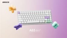 Aesco Launched A83 Air Low-Profile 75% Layout Keyboard With 630-Hour Battery