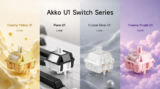 Akko Launches U1 Series Switches With Improved Acoustics and Smoother Typing