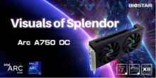 BIOSTAR Introduces Intel Arc A750 OC Graphics Card with Dual-Fan Design
