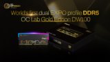 Biwin Partners with OC Lab to Unveil High-Performance OC Lab Gold Edition DW100 RGB DDR5 Memory Modules