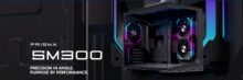 EINAREX Announces PRISMA SM300 microATX Panoramic Chassis With Angled GPU Cooling Design
