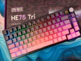 Epomaker HE75 Tri Review: Wireless Gaming Keyboard With Metal Knob