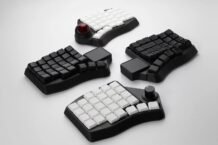 Ergohaven K:04 Split Ergonomic Mechanical Keyboard Debuts With Modular Touchpad, Trackball, and Rotary Encoder