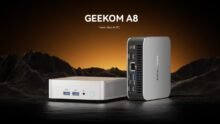 GEEKOM Launches A8 Mini PC with Next-Gen AI Capabilities