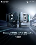 GIGABYTE Launches B850M AORUS Stealth MicroATX AM5 Motherboard With Backside Connectors and Wi-Fi 7