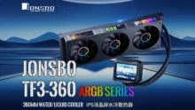 JONSBO Introduces TF3‑360SC AIO Liquid Cooler with Four Integrated LCD Displays