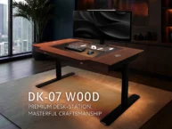 LIAN LI Introduces DK-07 WOOD Desk with Built-In Dual-System PC Support