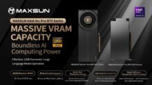 MAXSUN Launches Intel Arc Pro B70 Series 32GB Graphics Cards